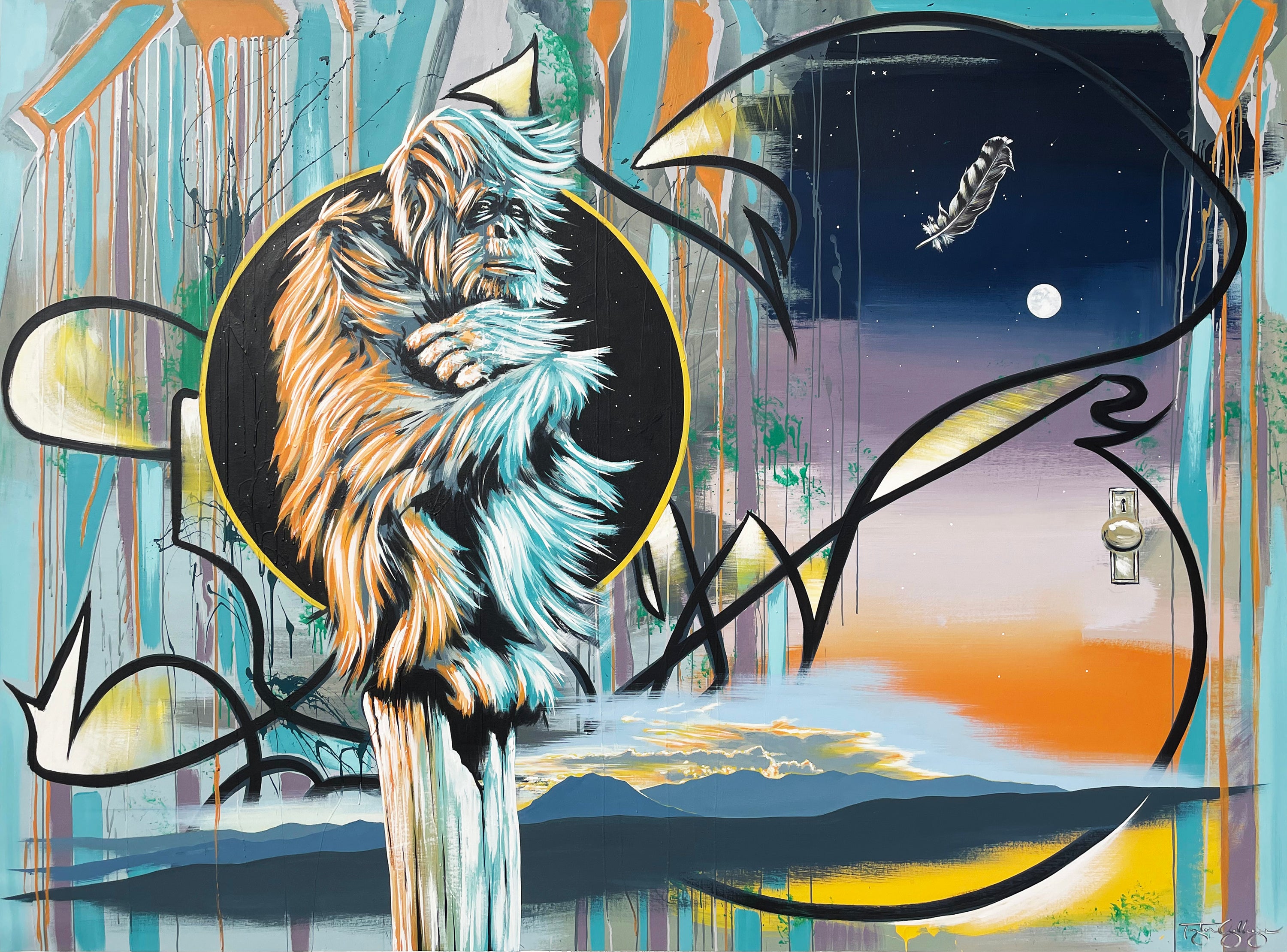 THE GATE KEEPER BY TAYLOR GALLEGOS (PRINT)